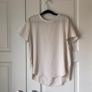 Cream Loft blouse